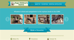 Desktop Screenshot of hopechildrenscentre.org